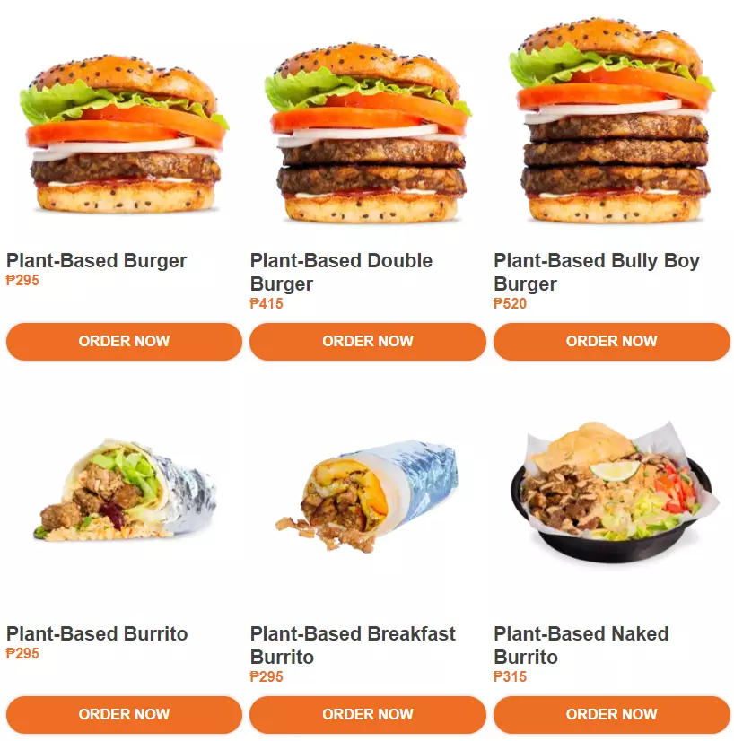 ARMY NAVY PLANT-BASED MENU PRICES