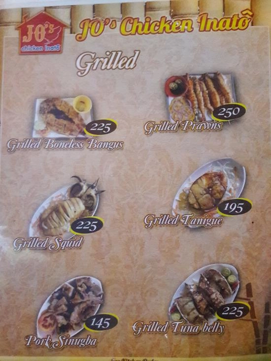 JO’S CHICKEN INATO GRILLED MENU WITH PRICES-philippinesmenu.