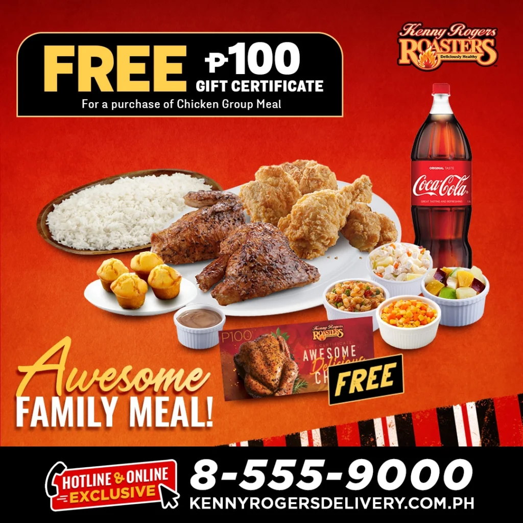 Kenny Rogers Roasters Menu With Updated Prices Philippines 2024 - Menu ...