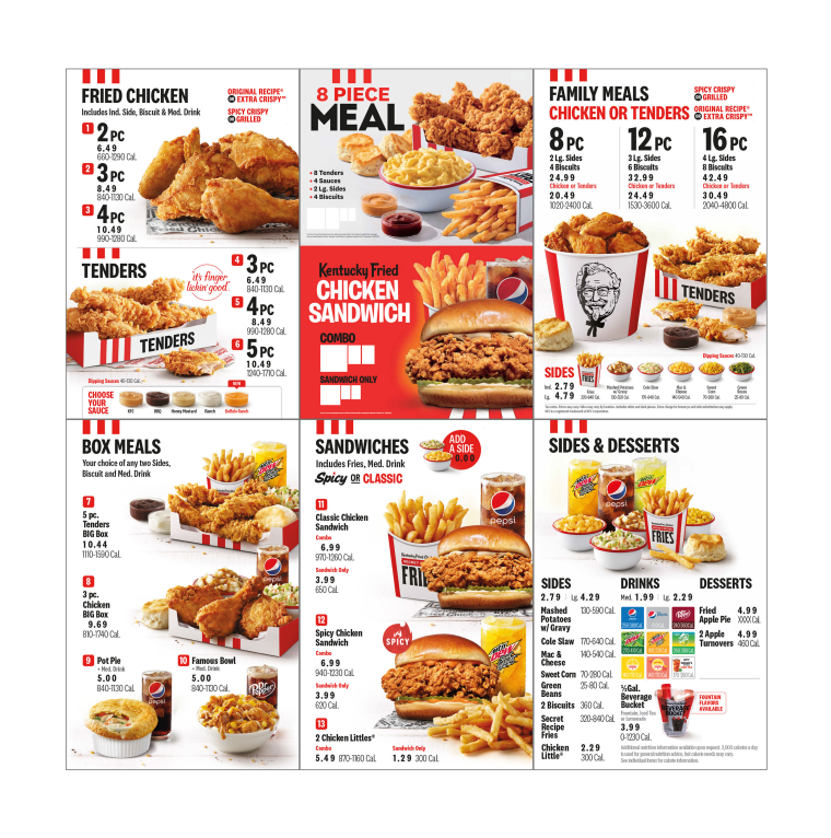 KFC WHAT’S HOT MENU WITH PRICE-philippinesmenu..