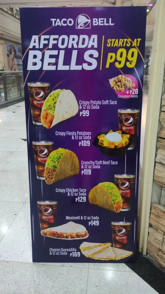 TACO BELL TACOS MENU PRICES-philippinesmenu.