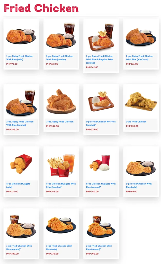 WENDY’S FRIED CHICKEN PRICES-philippinesmenu.