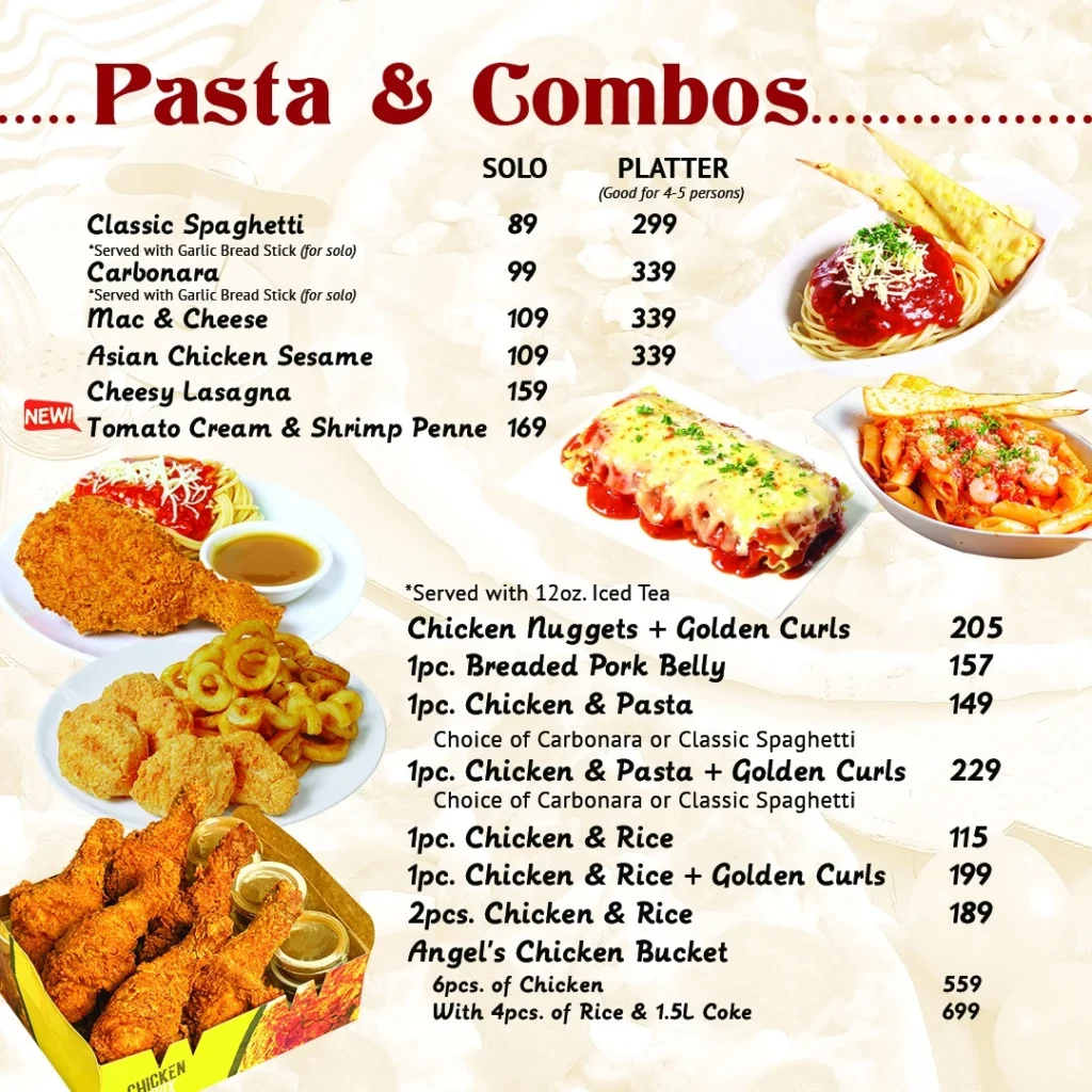 ANGEL’S PIZZA Menu With Updated Prices Philippines 2024 - Menu-Infinity