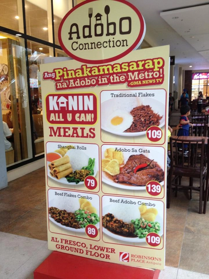 Adobo MENU WITH PRICES