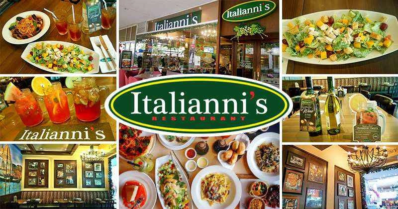 Italiannis Menu With Updated Prices Philippines 2023