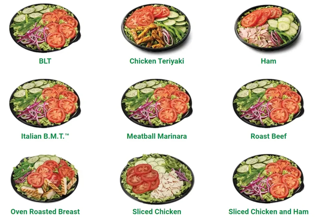 SUBWAY MENU MEALS PRICES