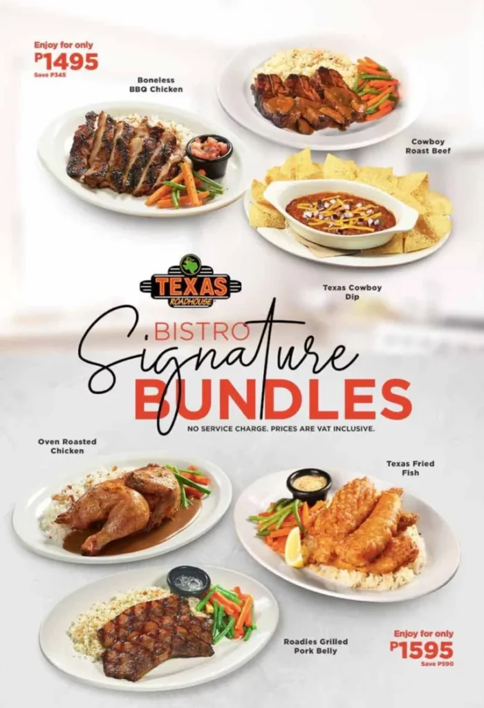 TEXAS ROADHOUSE MEAL BUNDLES PRICES