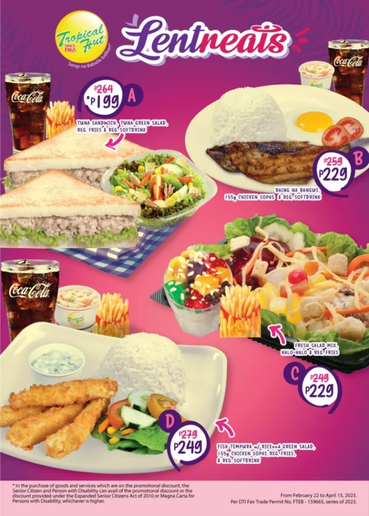 Tropical Hut Menu With Updated Prices Philippines 2024 - Menu-Infinity