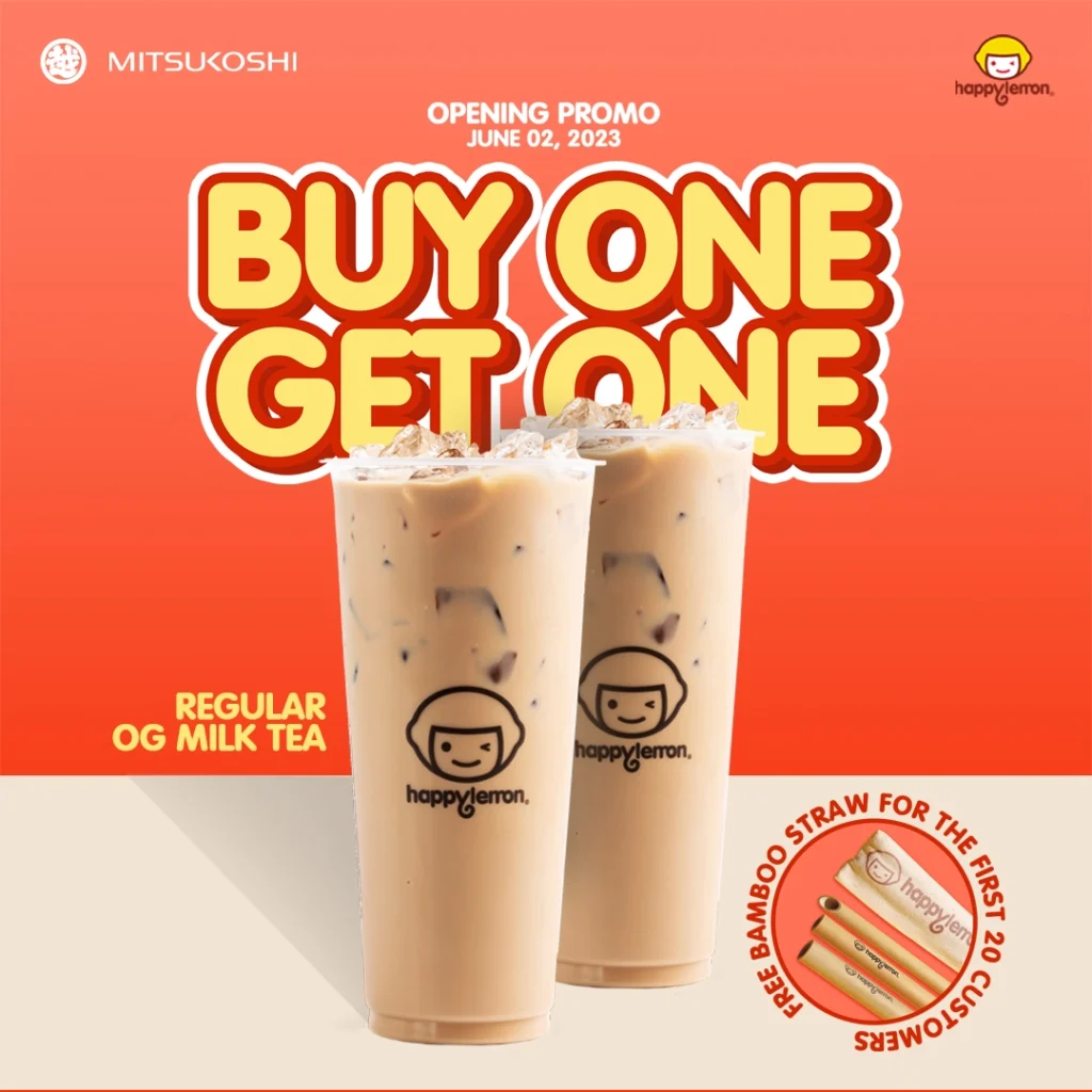 HAPPY LEMON MILK TEA SERIES PRICES