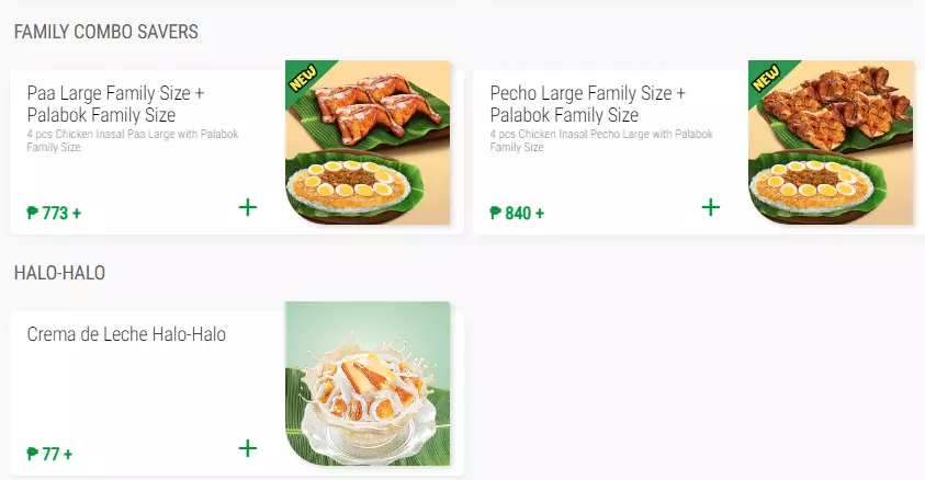 MANG INASAL FAMILY COMBO SAVERS PRICES
