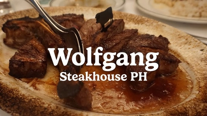 Wolfgang Steakhouse Menu With Updated Prices Philippines 2024 - Menu ...