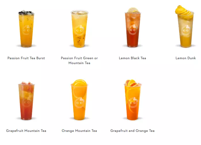 COCO FRUIT TEA MENU WITH PRICES