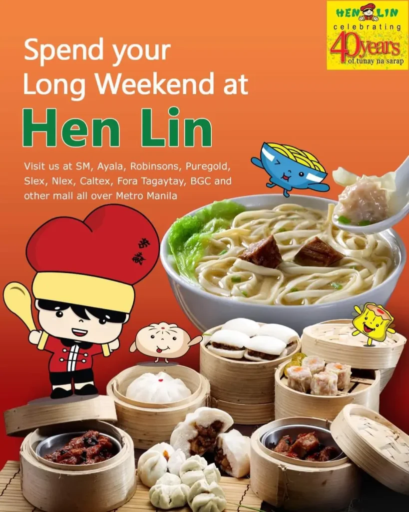 HEN LIN MENU TREASURE MEALS PRICES
HEN LIN MENU NOODLES PRICES