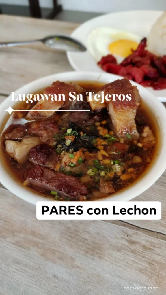 LUGAWAN SA TEJEROS ARROZ CALDO PRICES