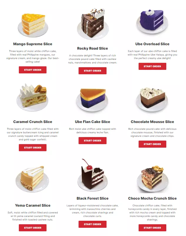 RED RIBBON PASTRY FUNPACK MENU PRICES