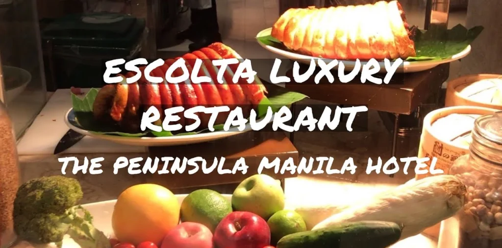 Escolta Menu With Updated Prices Philippines 