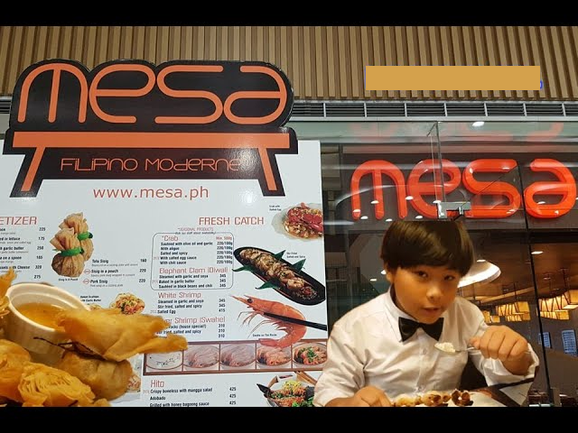 Mesa Menu With Updated Prices Philippines 2024