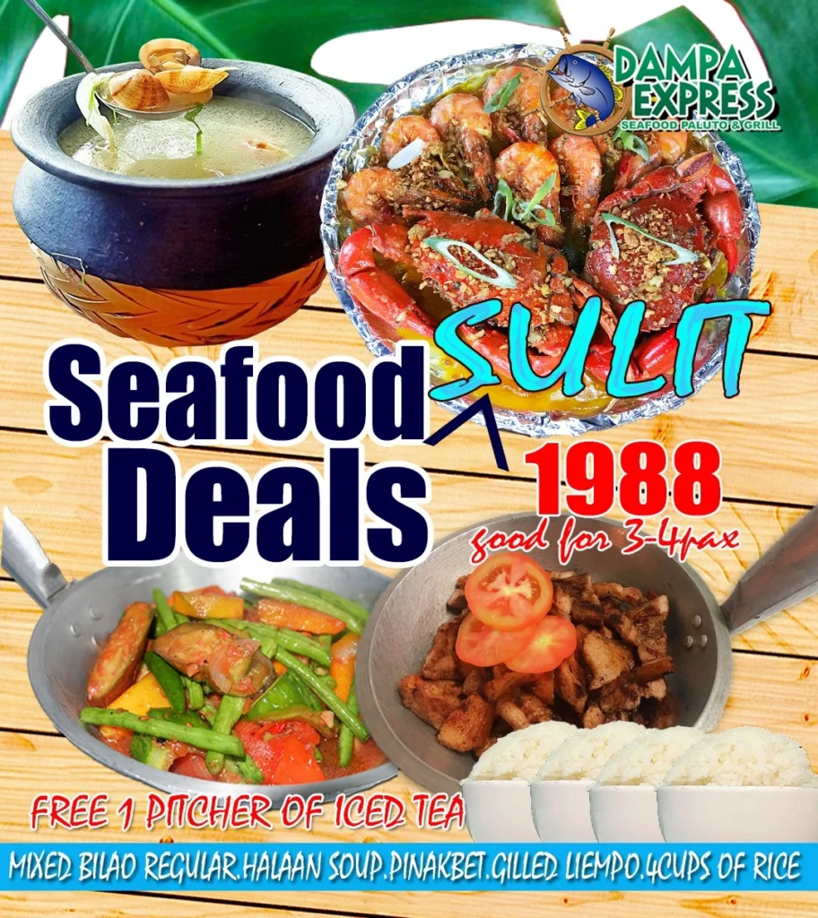 DAMPA EXPRESS SALMON BELLY MENU PRICES DAMPA EXPRESS TANIGUE PRICES