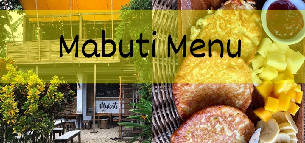 Mabuti Menu With Updated Prices Philippines