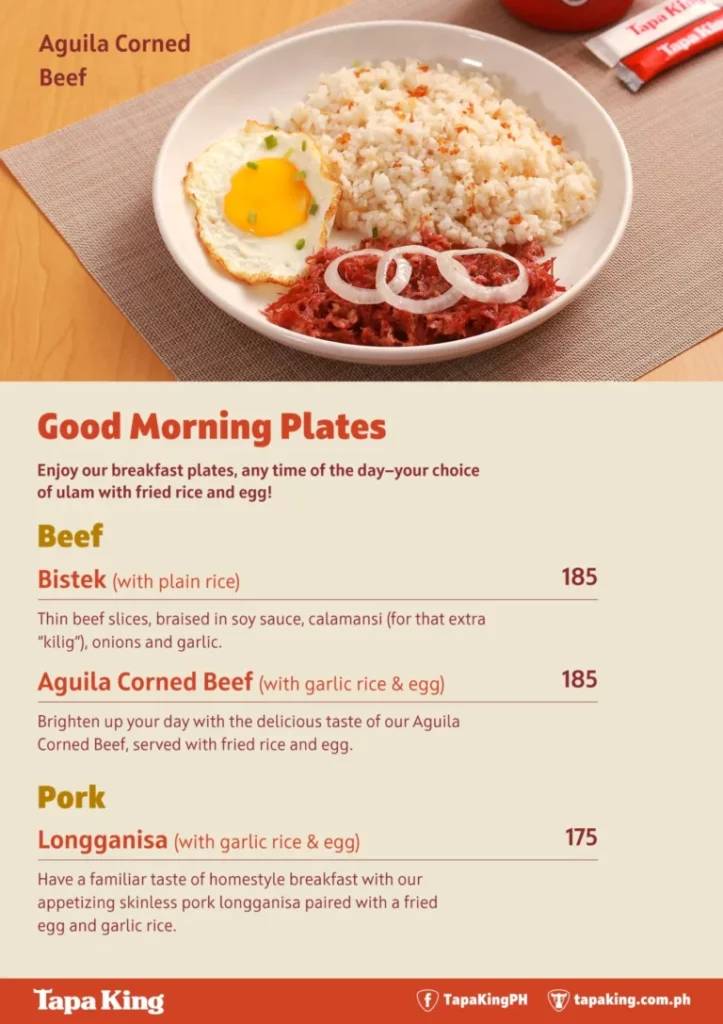 TAPA KING HOMESTYLE CLASSICS PRICES